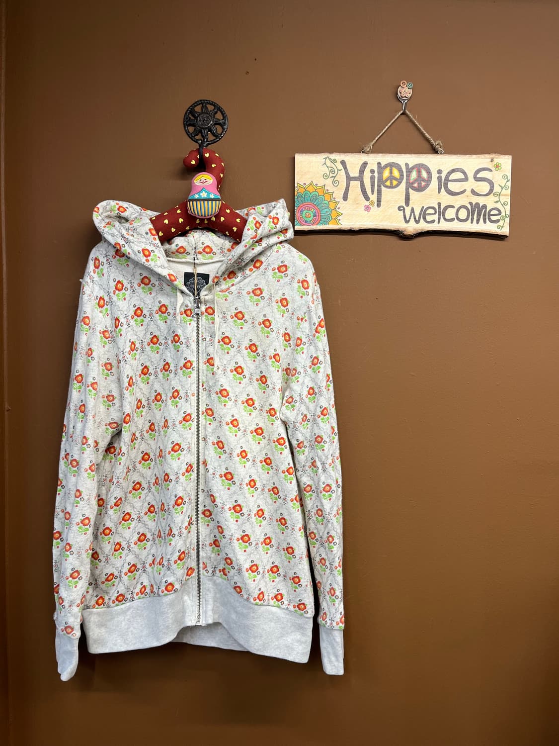 SCOLAR 히피문양 포인트 야상 아우터 상품이미지7