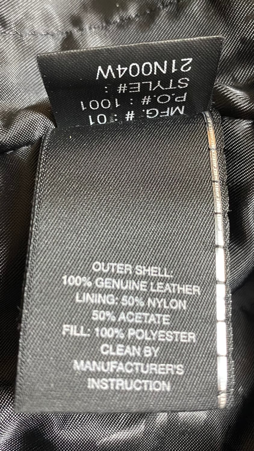 아비렉스 킹 카지노 레더 스타디움 봄버 자켓 3xl/4xl 상품이미지9