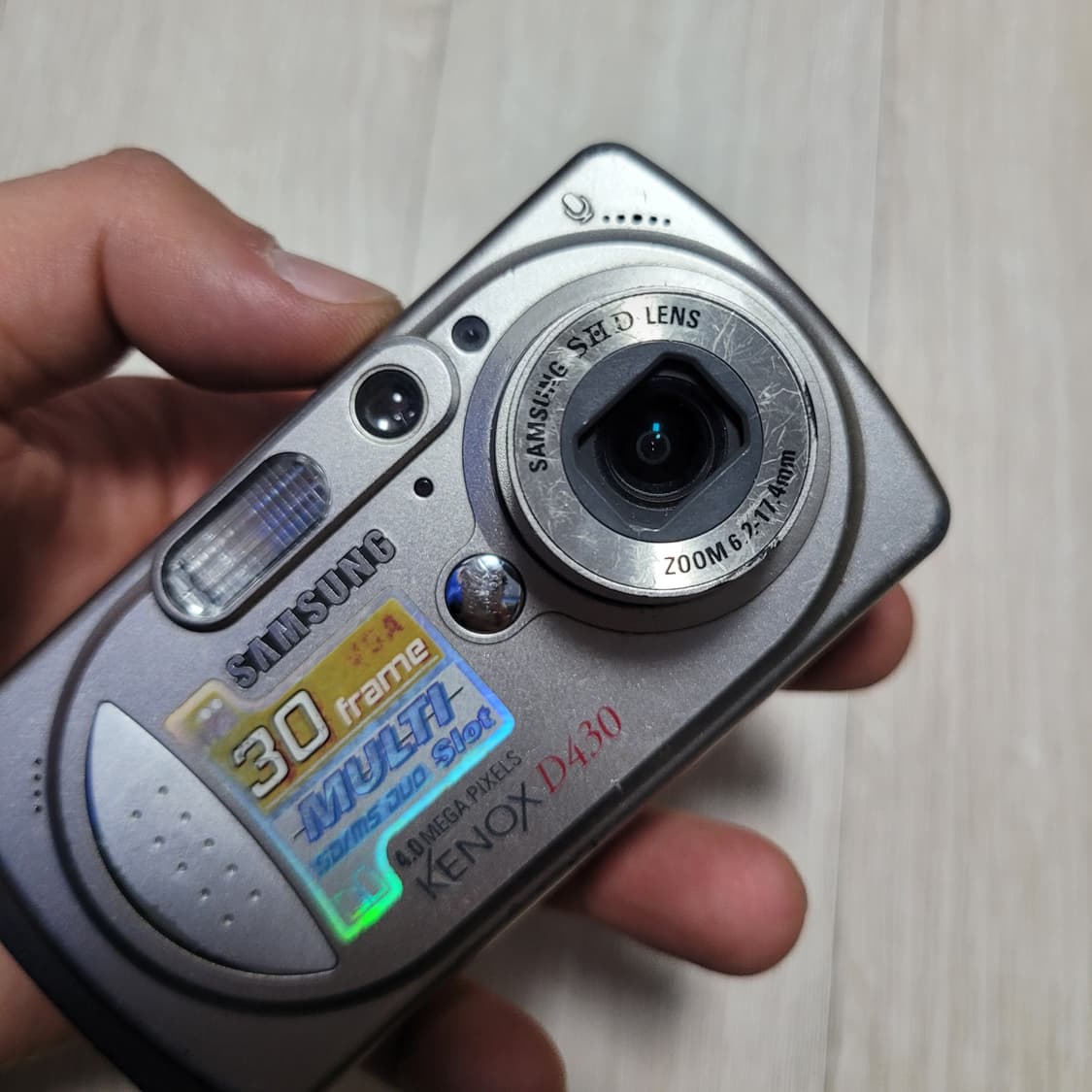 삼성 케녹스 D430 400만 화소 디카 상품이미지8