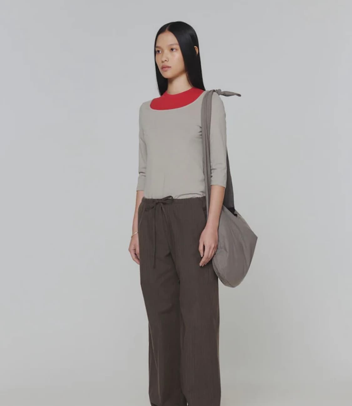 아모멘토 Scoop Neck Short Sleeve 티셔츠 상품이미지2