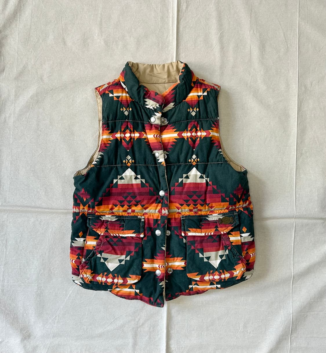 폴로 데님 앤 서플라이 양면 다운베스트 상품이미지1