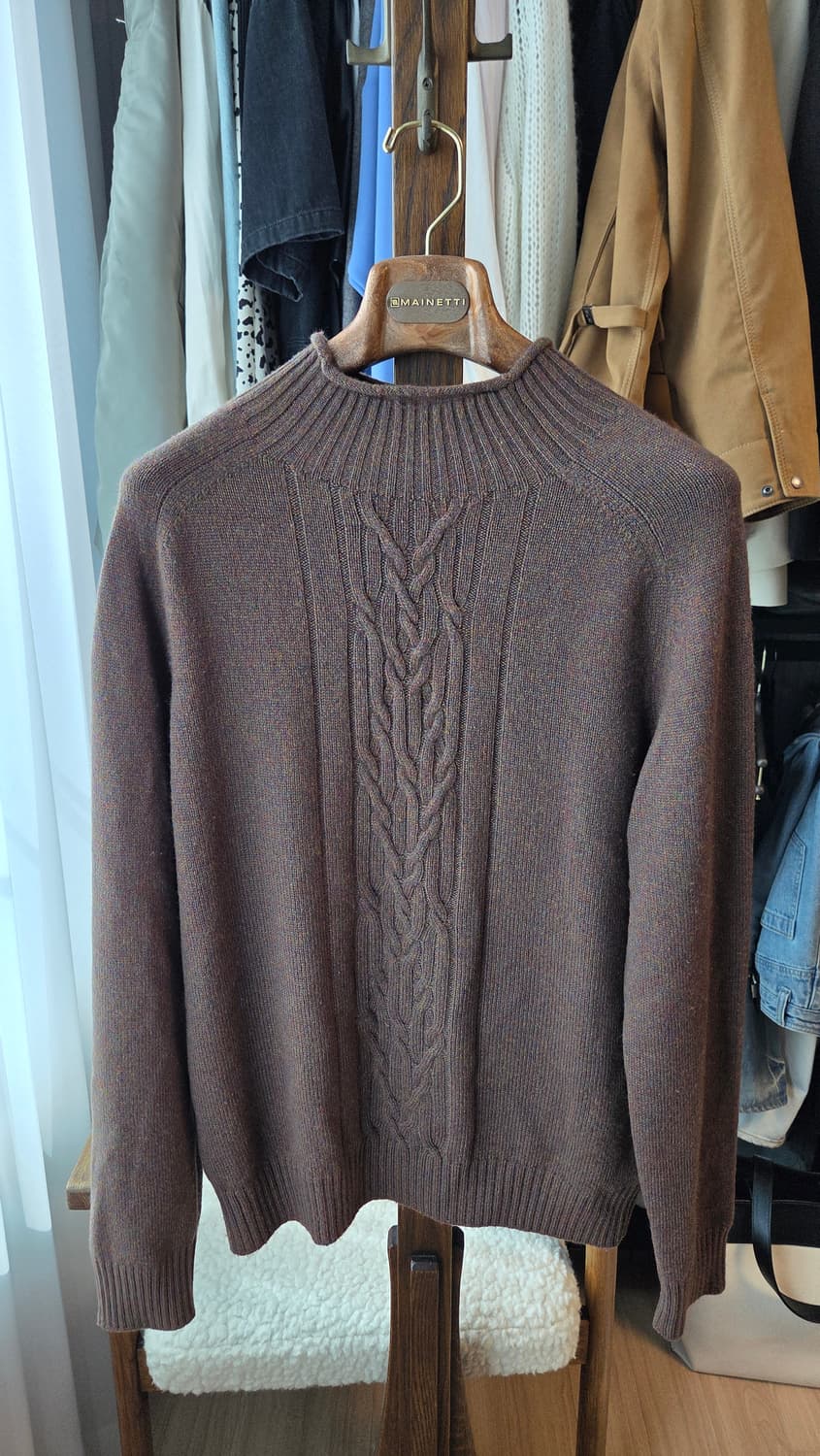 로로피아나 케이블 니트 상품이미지1