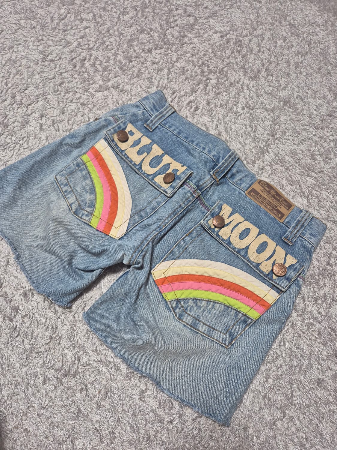 블루문블루데님반바지 청반바지 상품이미지1