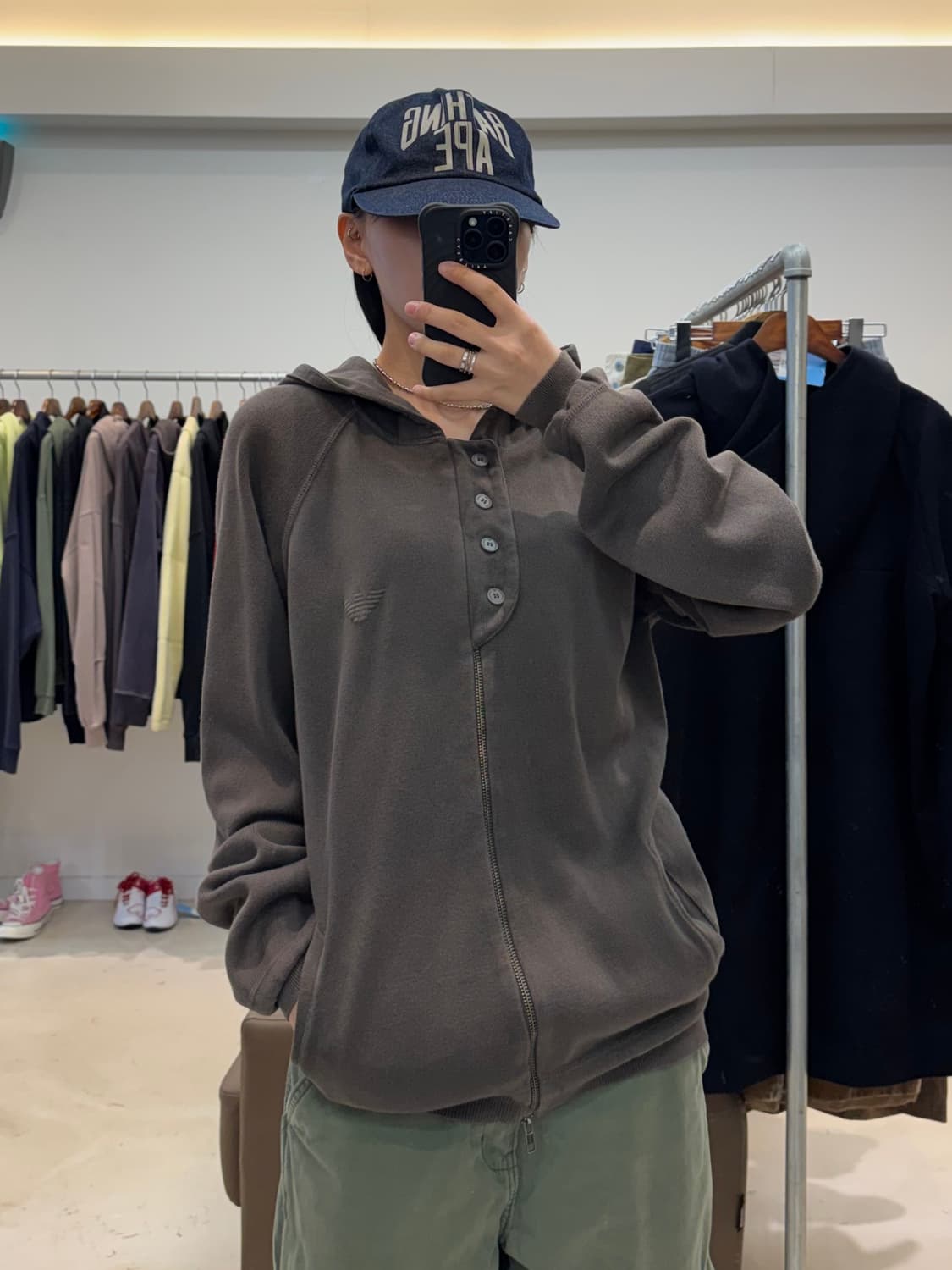 엠포리오 아르마니 헨리넥 니트 후드집업 상품이미지6