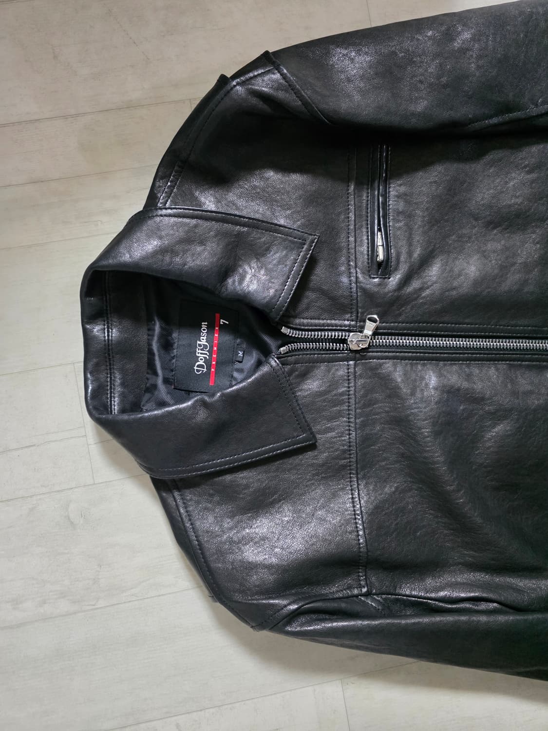 도프제이슨 프리미엄 베지터블 램스킨 싱글 자켓 M 상품이미지2