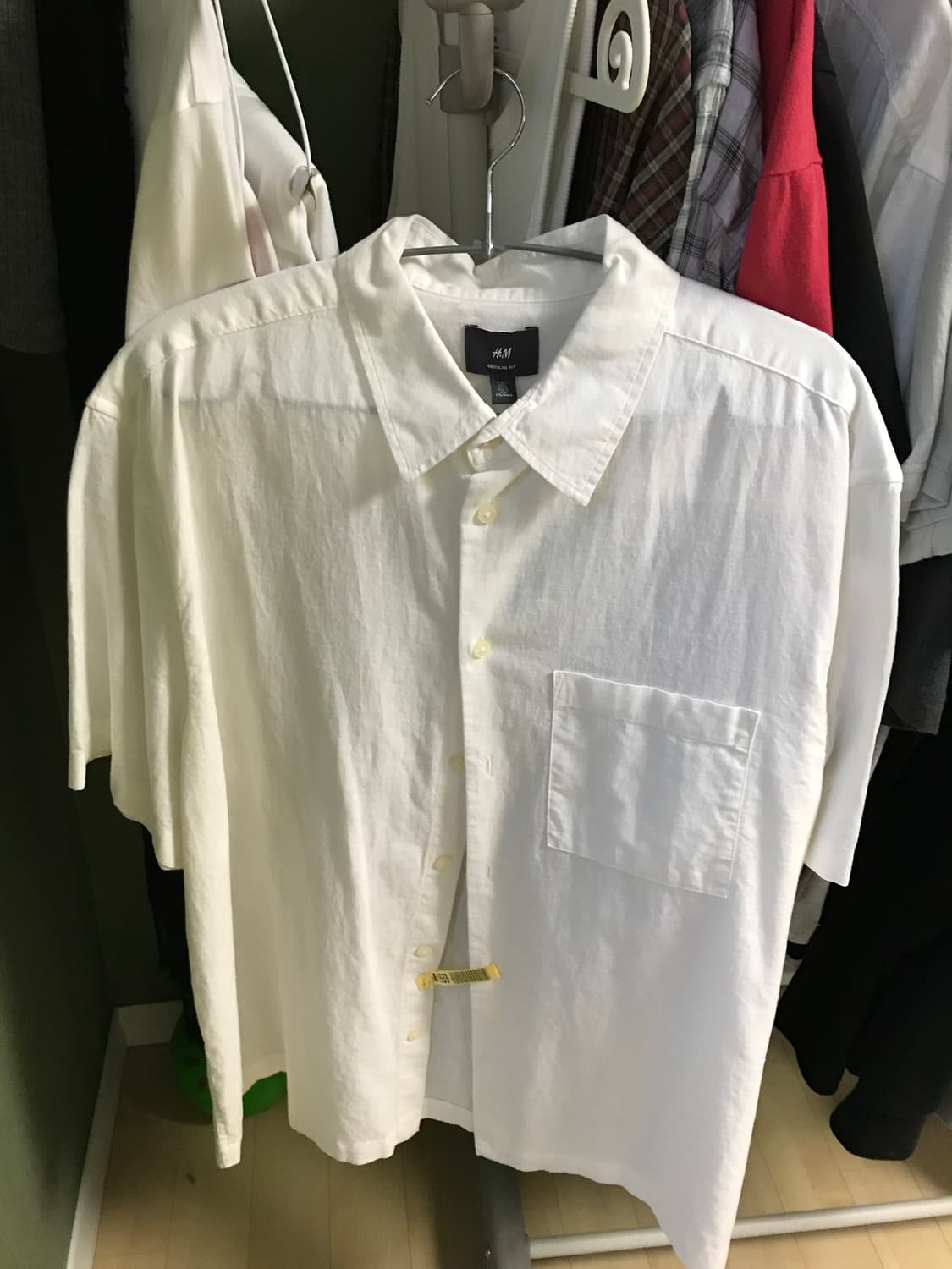 H&M 린넨 반팔 셔츠 상품이미지1