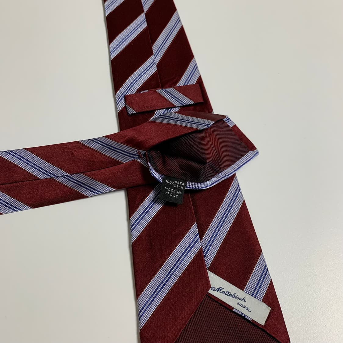 마타비쉬 나폴리 사토리얼 수제 명품넥타이 100실크 A+등급 8.5cm 상품이미지8