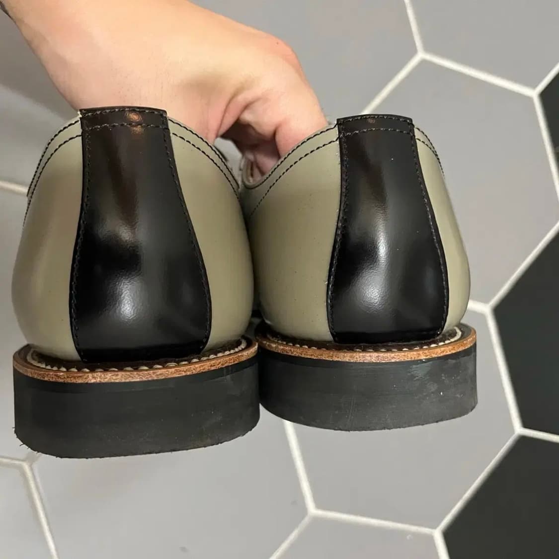 글래드핸드x리갈 새들슈즈 10주년 / 그레이x블랙 / 270 / 민트급 상품이미지5