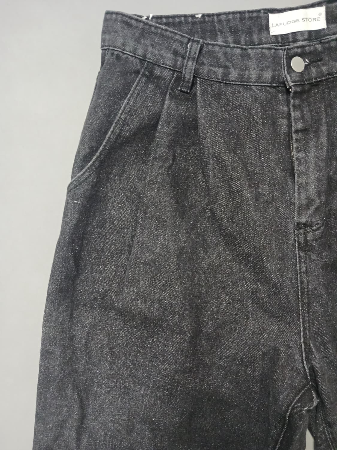[32] 라퍼지스토어 와이드 블랙진 청바지 상품이미지2