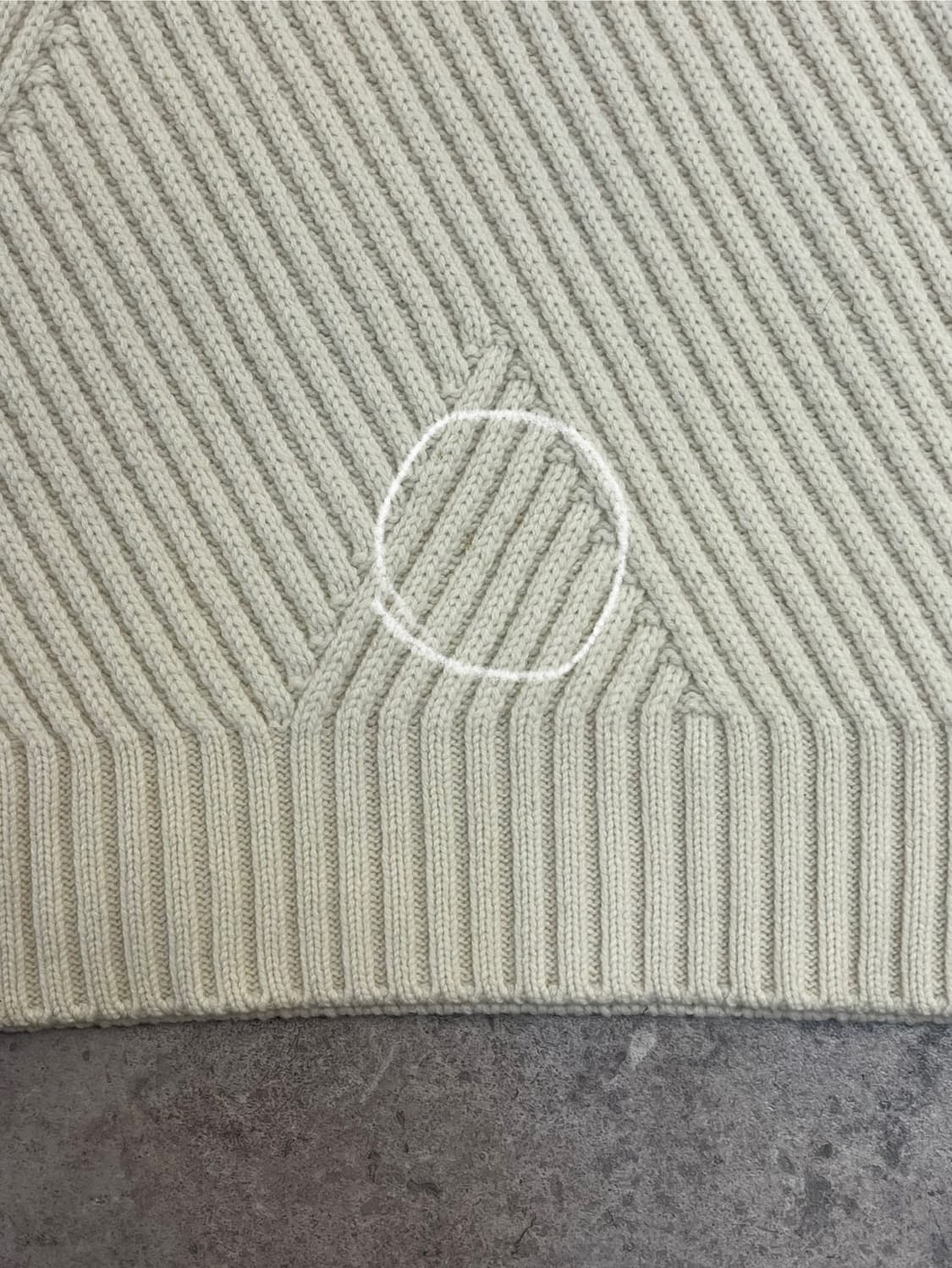 시스템 목폴라 니트 아이보리 95 #csz2378 상품이미지6