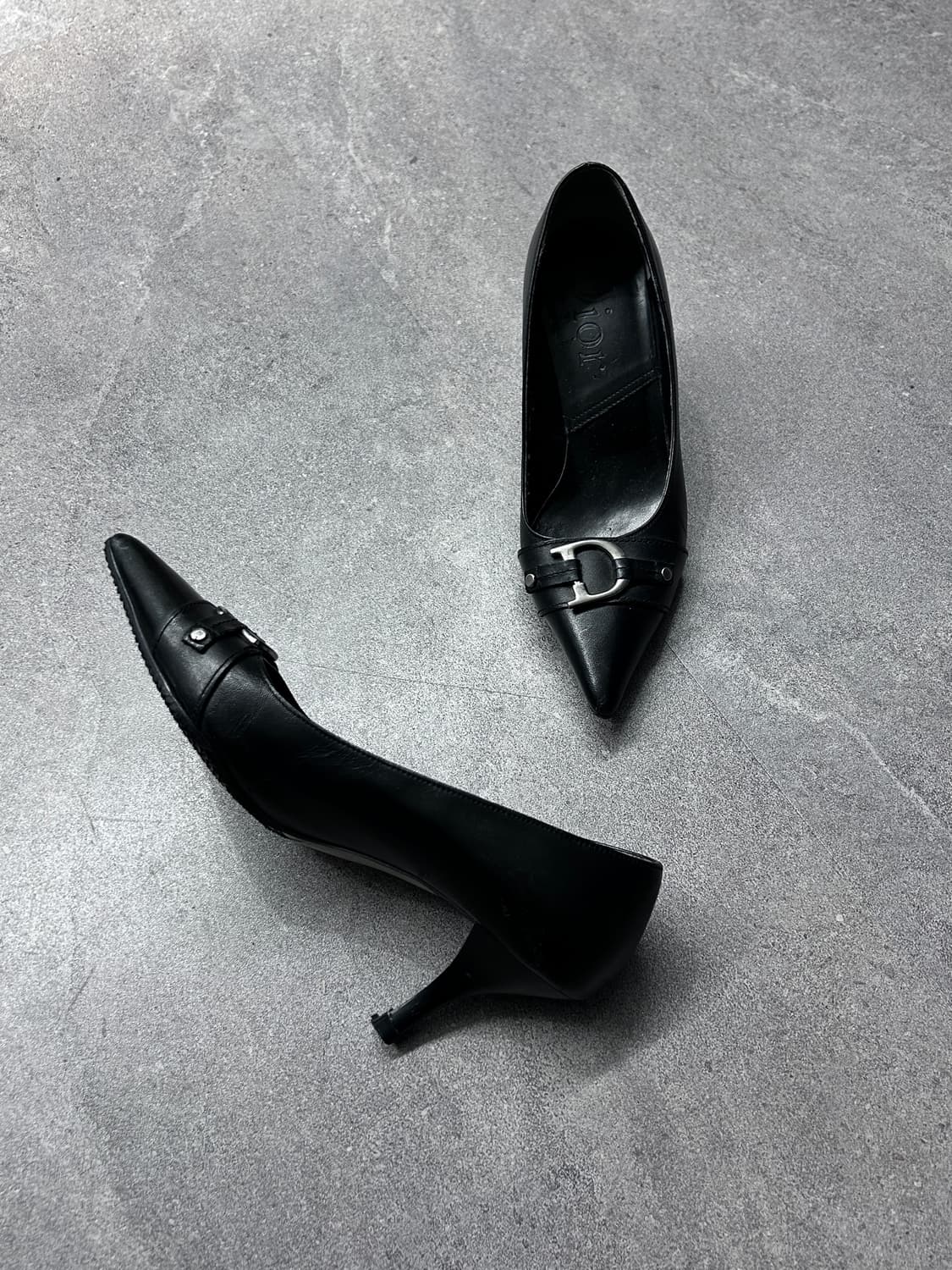 디올 레더 스틸레토 펌프스  상품이미지3