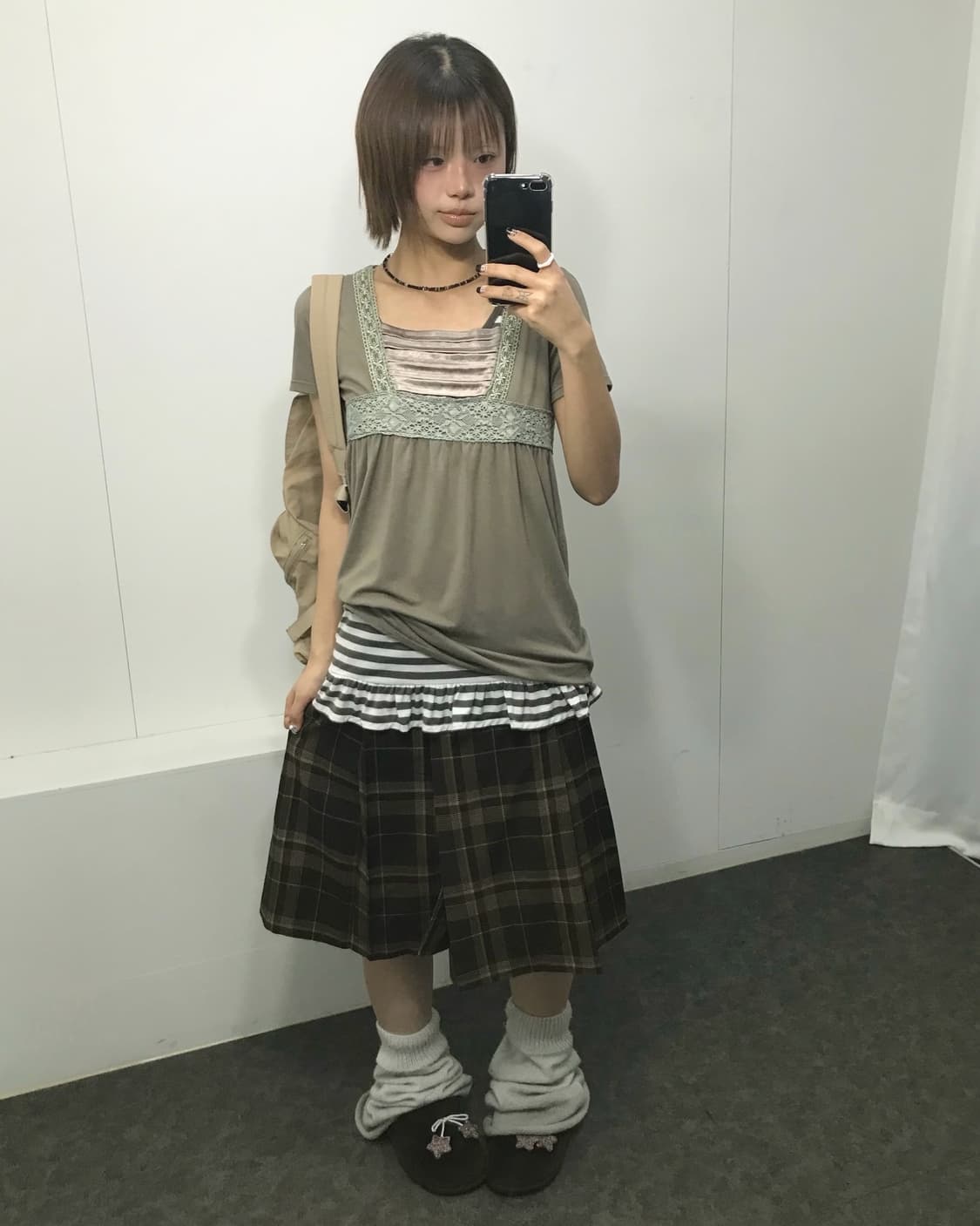 ♥ 카키 브라운 모리 Set ♥ 상품이미지3