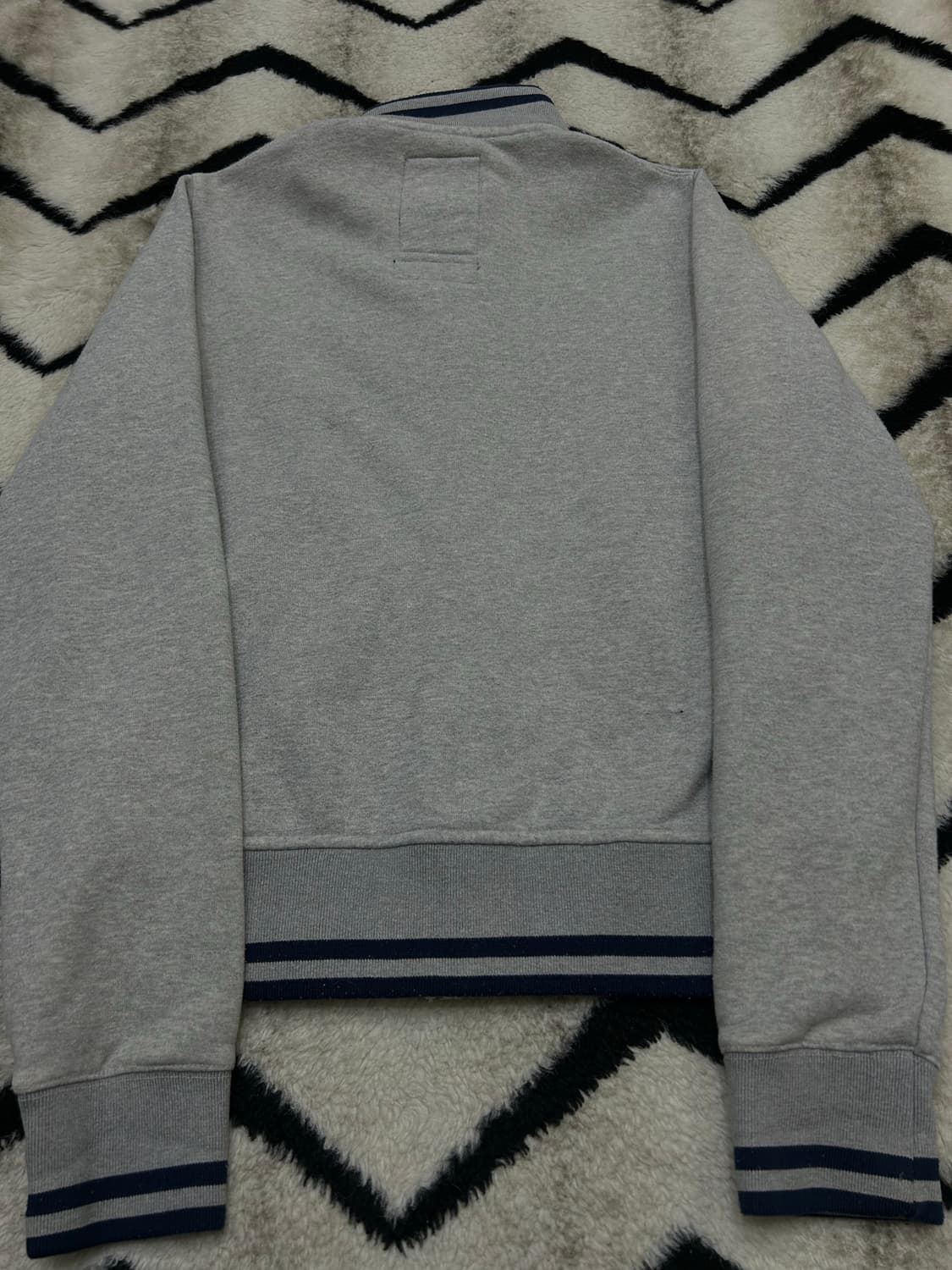 [M]아베크롬비 스펠아웃 집업 자켓/그레이/기모 상품이미지4