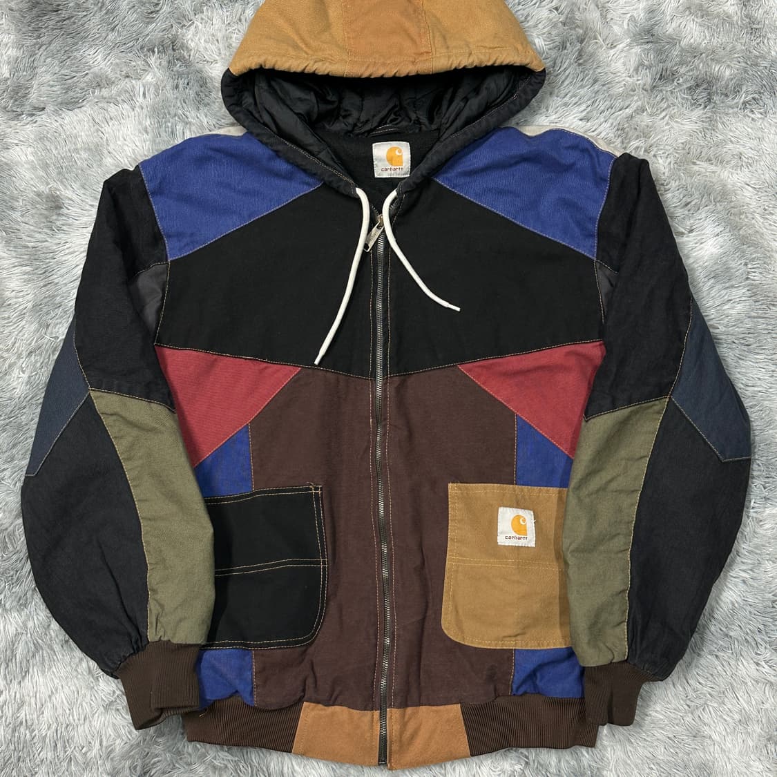 칼하트 리메이크 패치워크자켓 L 상품이미지1
