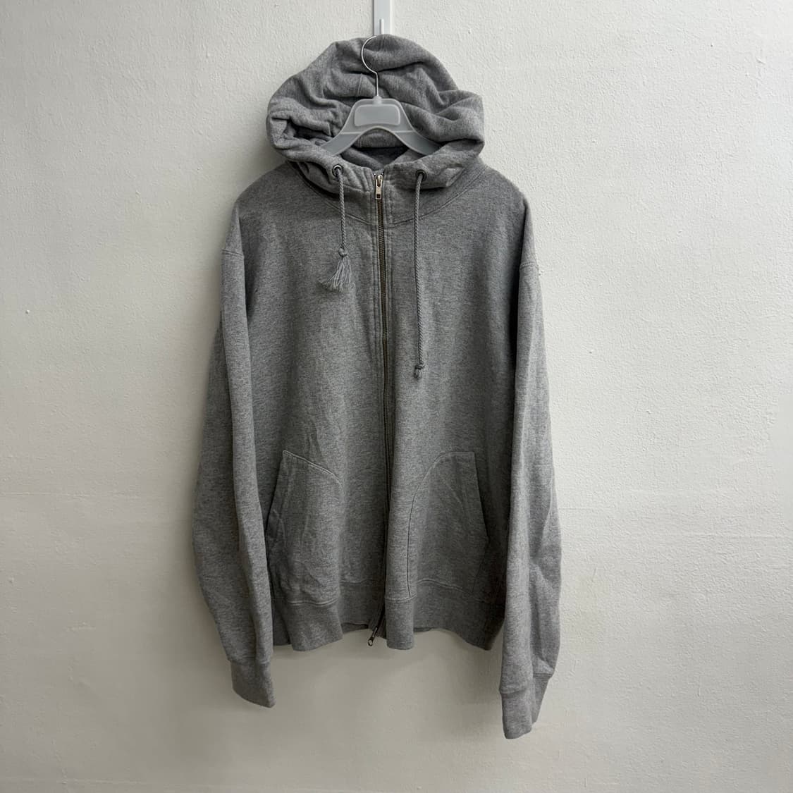 GENERAL SUPPLY made usa 투웨이 그레이 후드집업XL 상품이미지1
