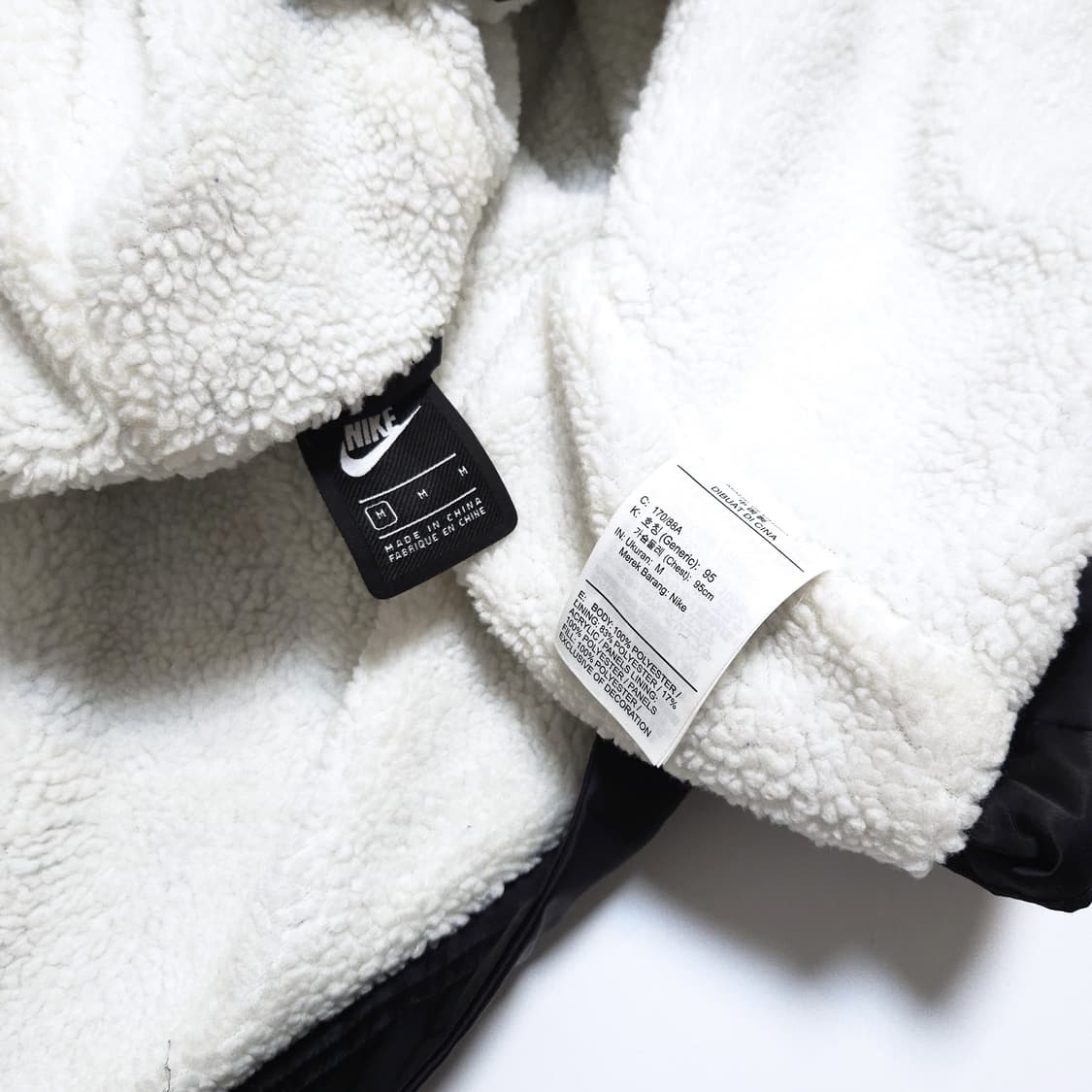 나이키 NSW 합성필 파카 플리스 돕바 패딩 블랙 상품이미지7