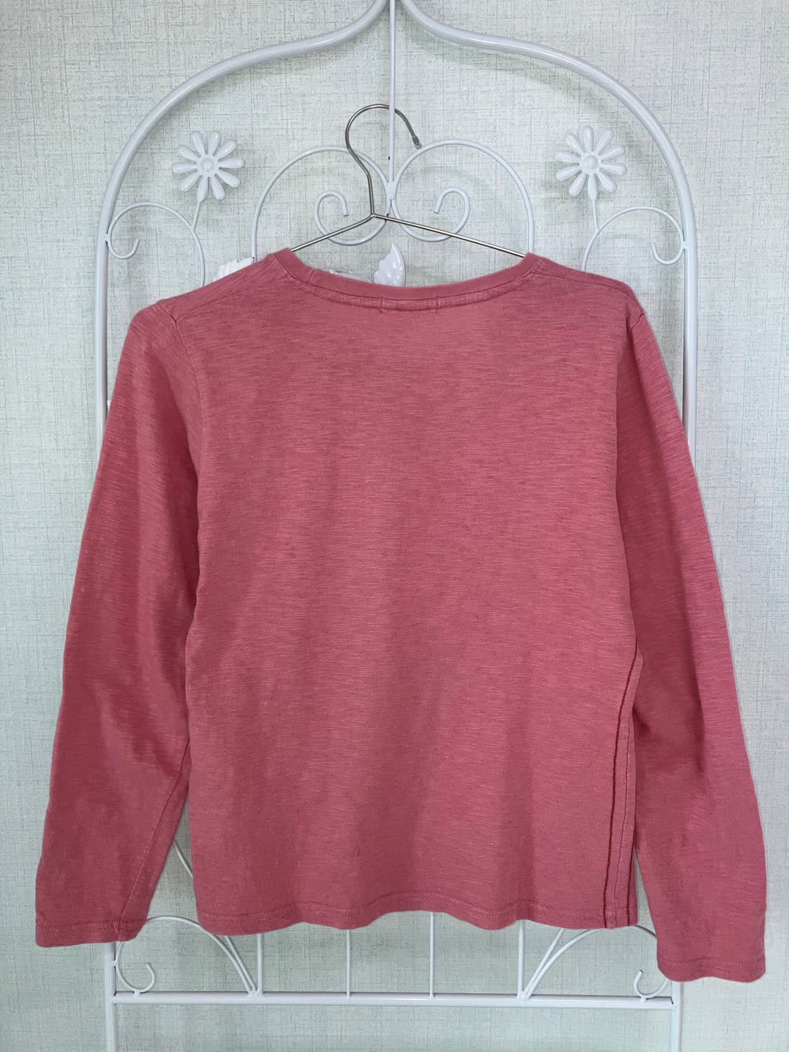 jpn vintage 핑크 레터링 롱 슬리브 y2k 스트릿 갸루 펑키 상품이미지5