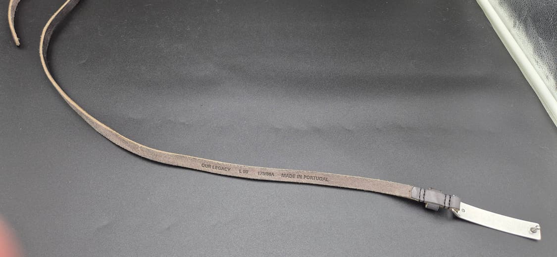 OUR LEGACY 소가죽 스트랩 벨트 strap belt 상품이미지4