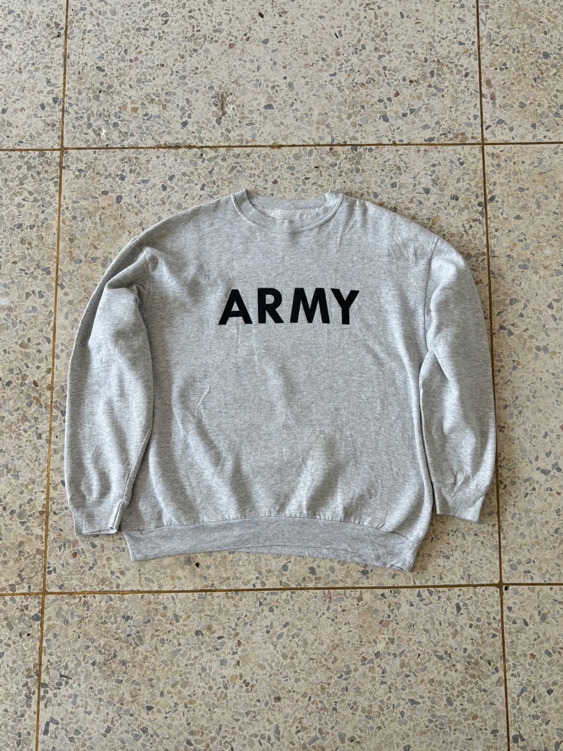밀리터리 ARMY 맨투맨 그레이 상품이미지5