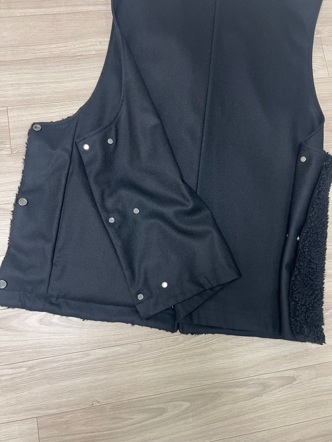 슈타인 stein / 울 보아 리버시블 베스트 / M 상품이미지6