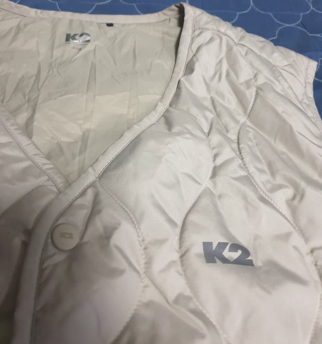 (23FW) K2 아웃포켓 경량 패딩 조끼 샌드베이지 (105) 상품이미지2