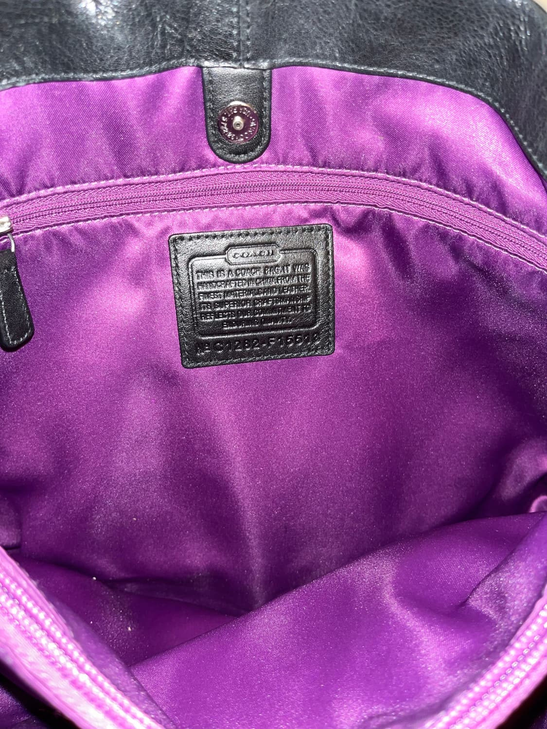 📦 Coach big black Shoulder Bag 상품이미지9