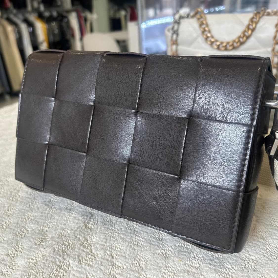 [중고/정품] 인트레치아토 위빙 카세트백 상품이미지2