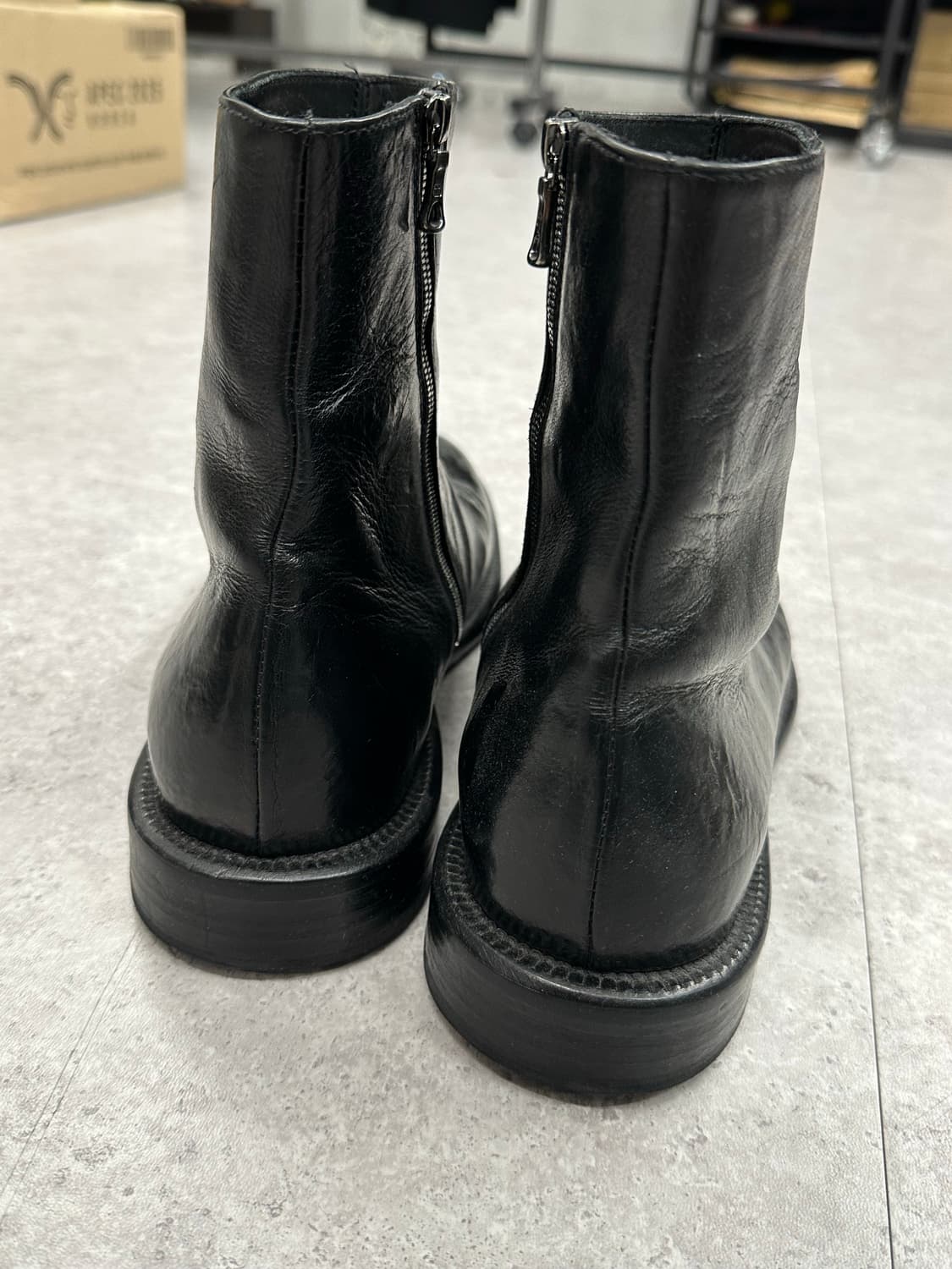 그라더스 부츠 01 leather black (men) 275mm 상품이미지2