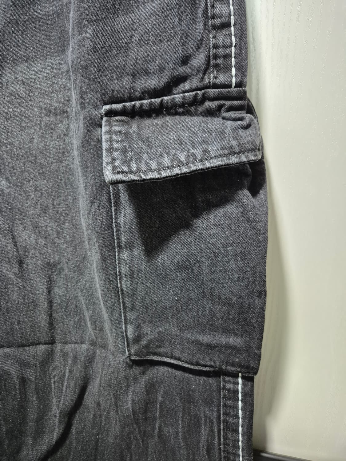 (타임세일)(새상품)트루릴리젼 블랙 워싱 카고 데님 팬츠L 상품이미지7