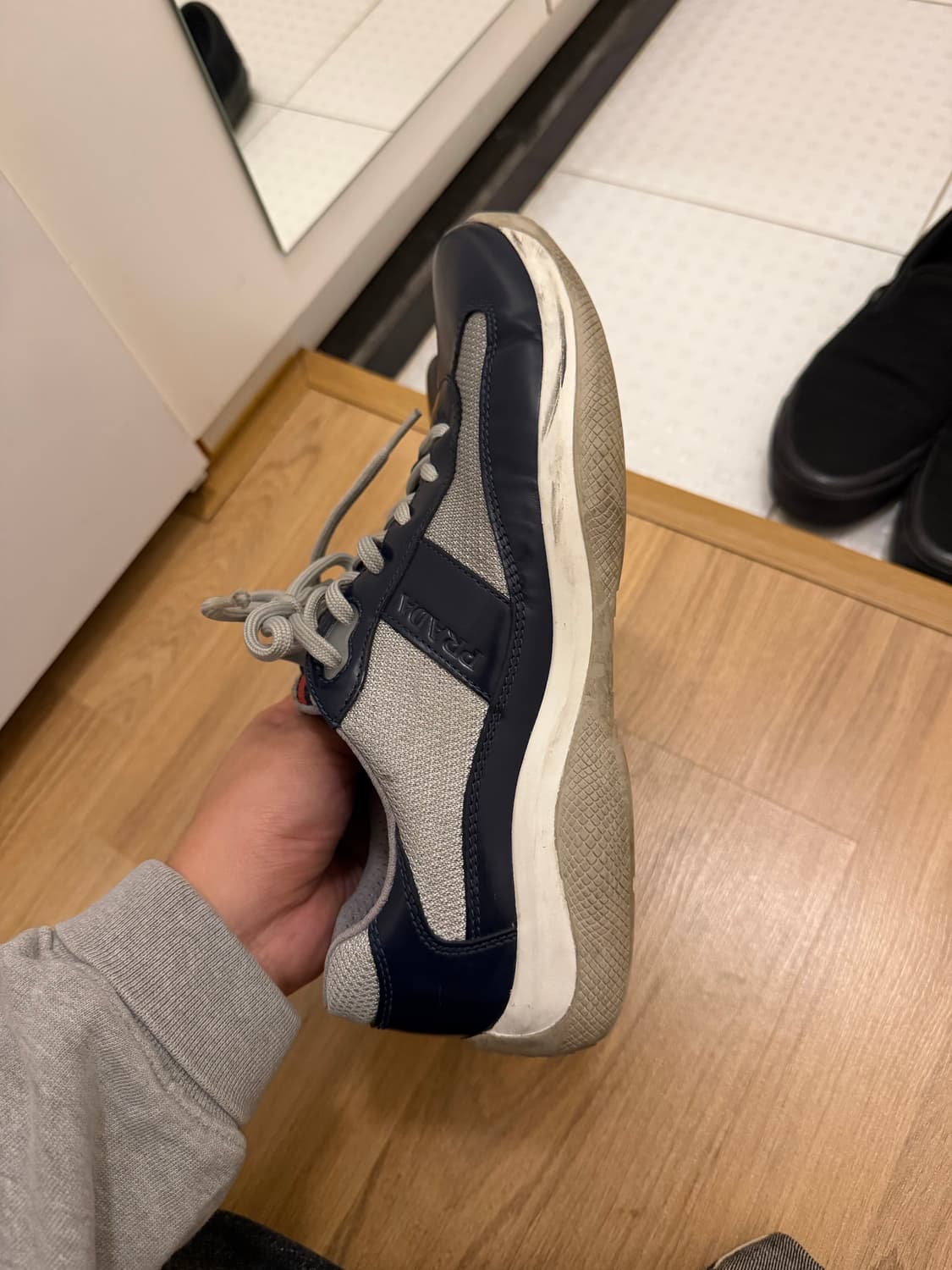 프라다 og 빈티지 아메리카컵 uk6.5 255-260 상품이미지7