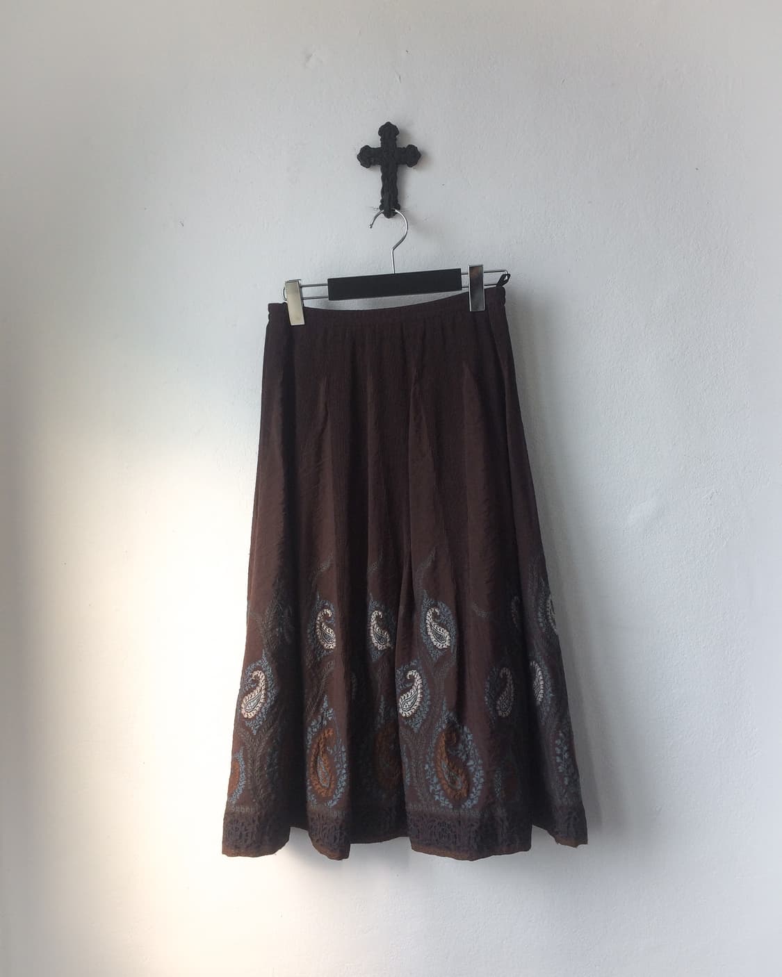 Pattern point long skirt 상품이미지1