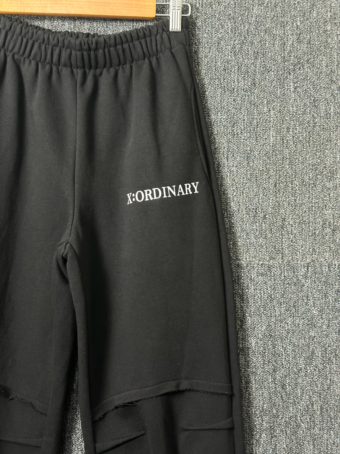 X:ORDINARY 블랙 스웻팬츠 48 상품이미지3