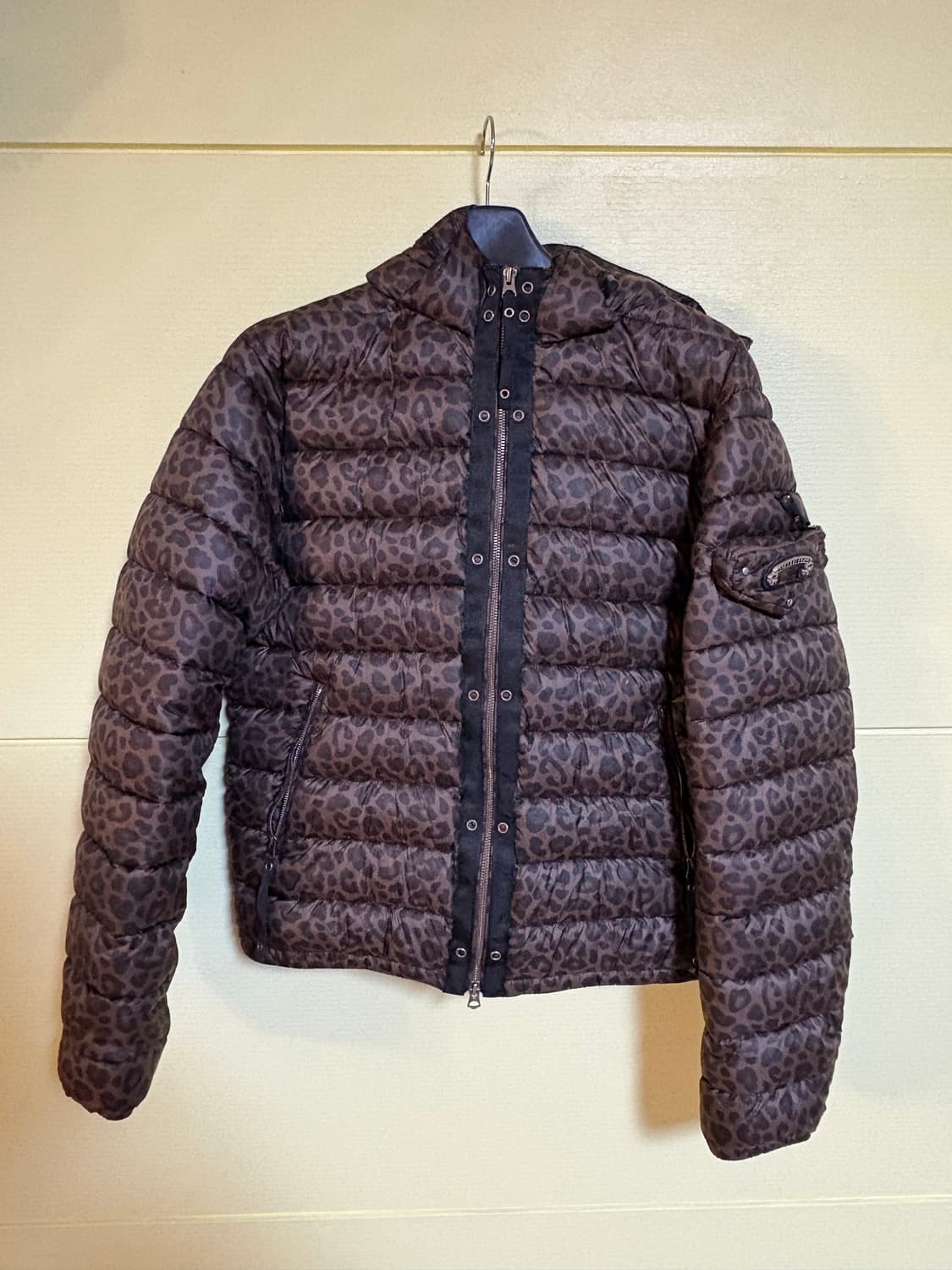 바이퍼31-1 라이트웨이트 후드 푸퍼 - 브라운레오파드 상품이미지1