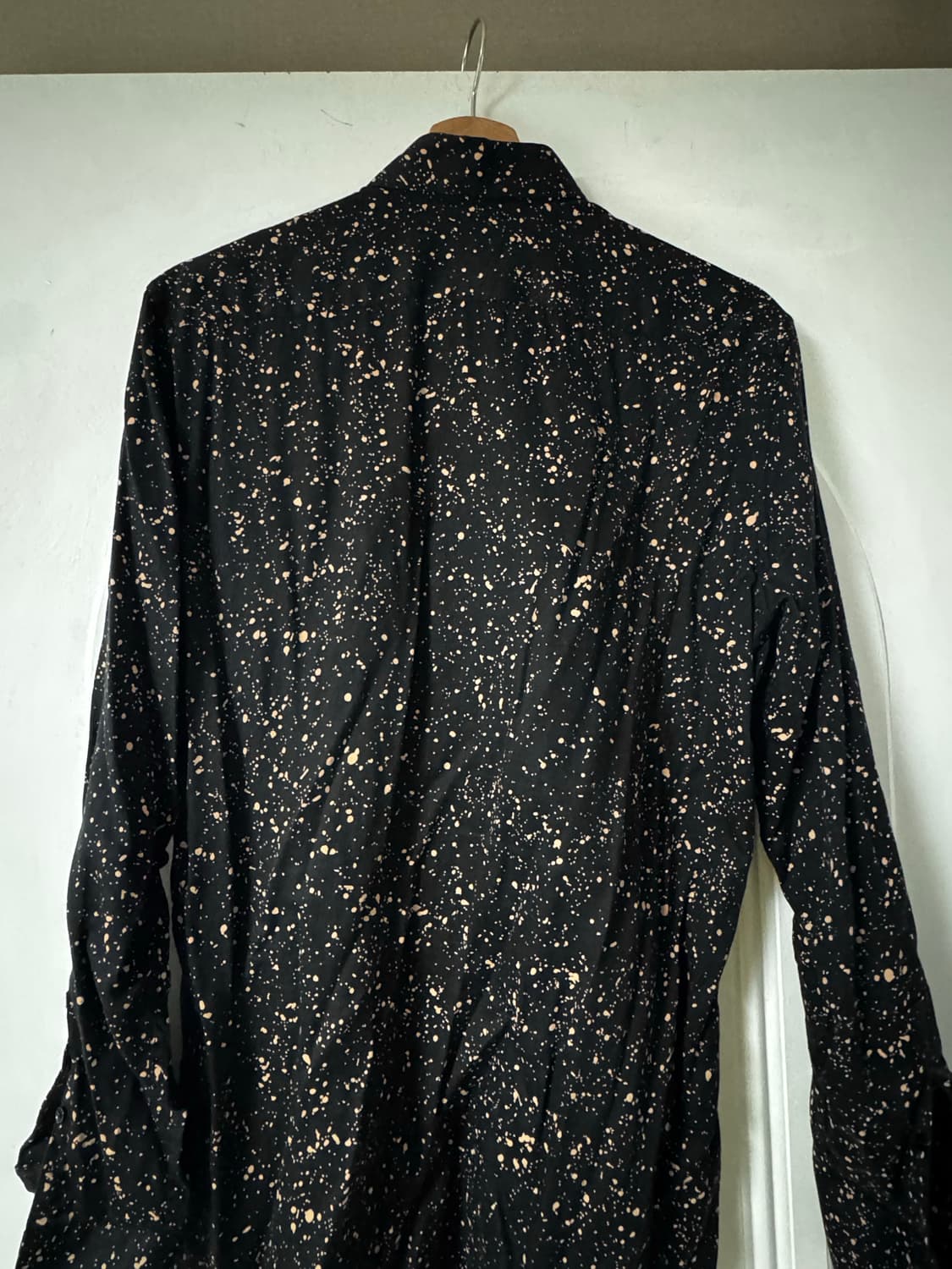 에디 생로랑 스플래터 셔츠 39 15 1/2 셔츠 상품이미지3