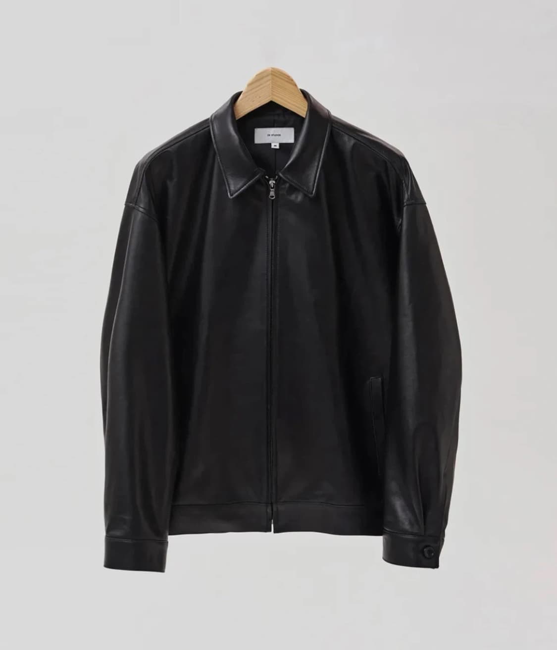 OX STUDIOS- single leather jacket(램스킨) 상품이미지3