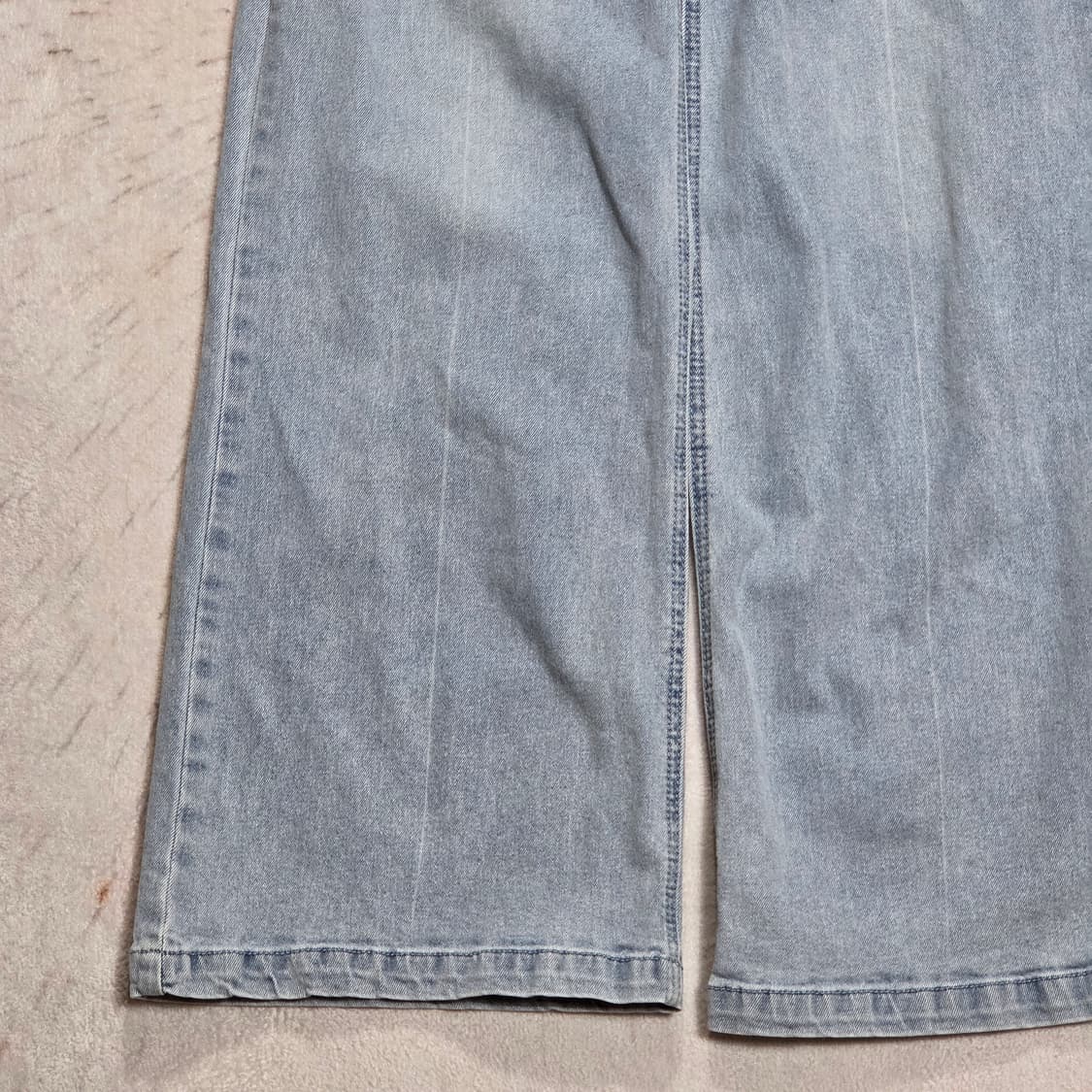 빈티지 연청 와이드 데님 팬츠 상품이미지3