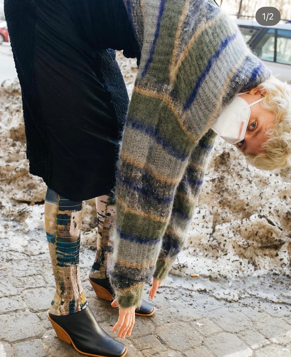 perverze 크롭 니트 상품이미지3