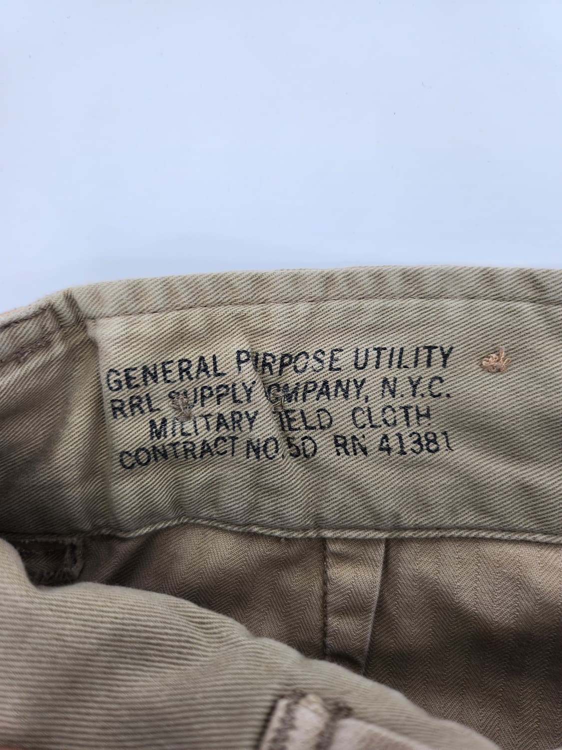 34 RRL 더블알엘 헤링본 밀리터리 카고 쇼츠 반바지 상품이미지3