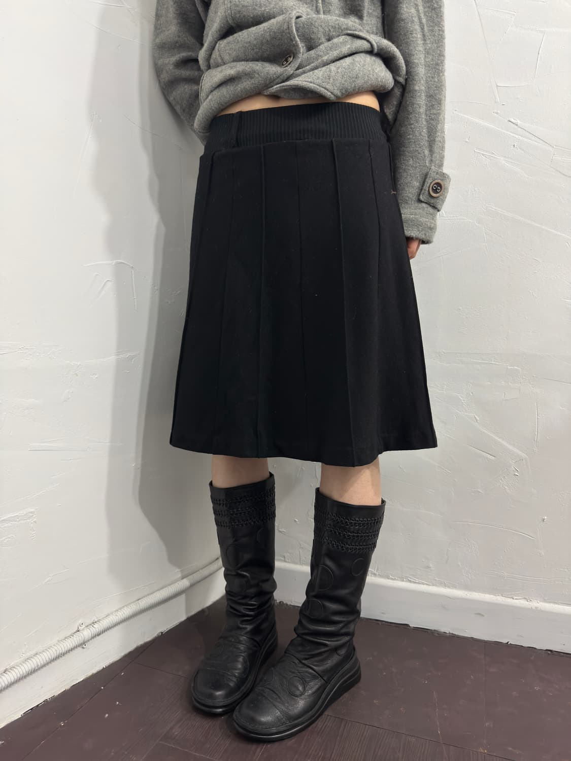 wool midi skirt 상품이미지3