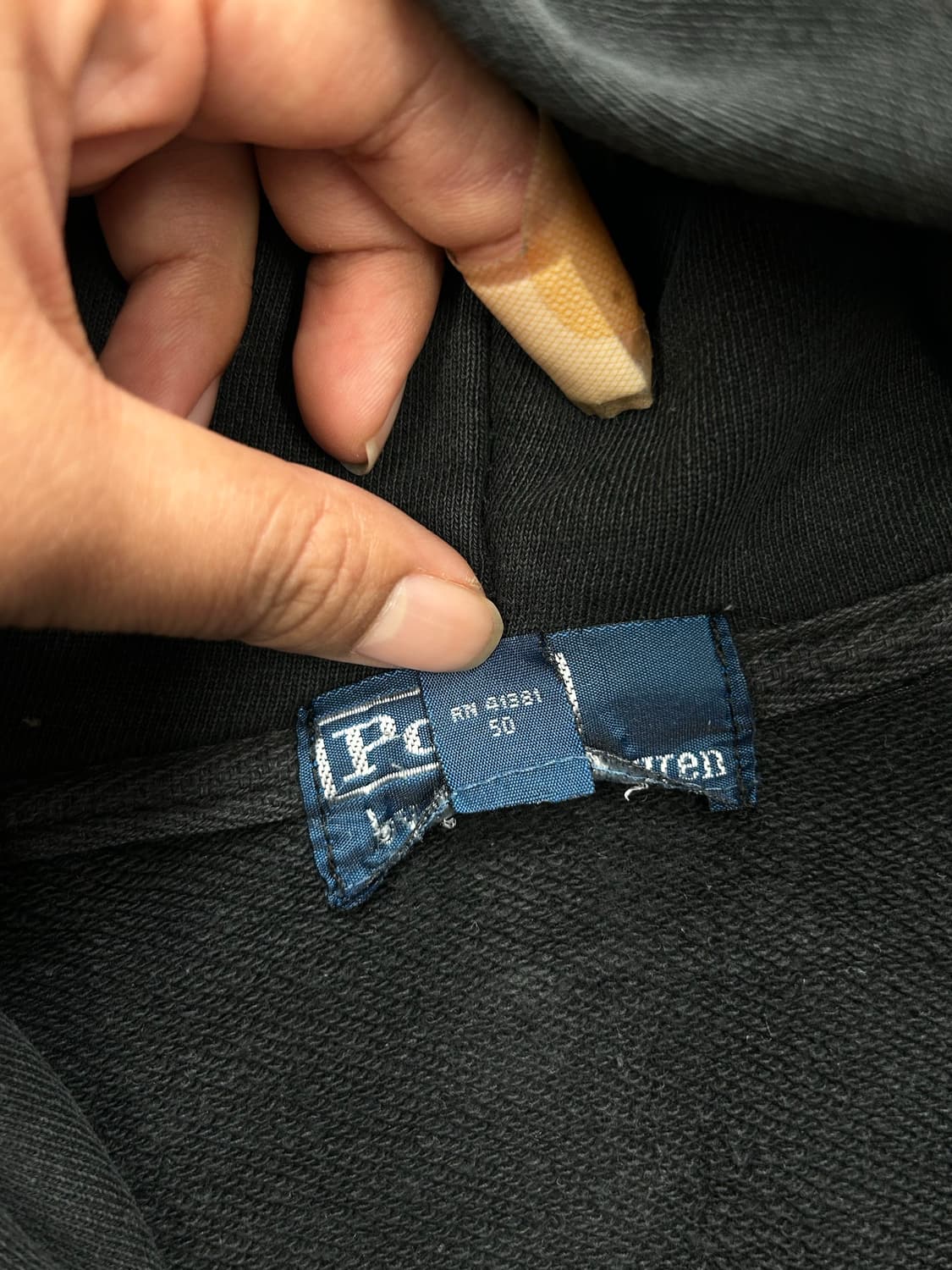 폴로 랄프로렌 레드 빅포니 블랙 후드집업 L 상품이미지7