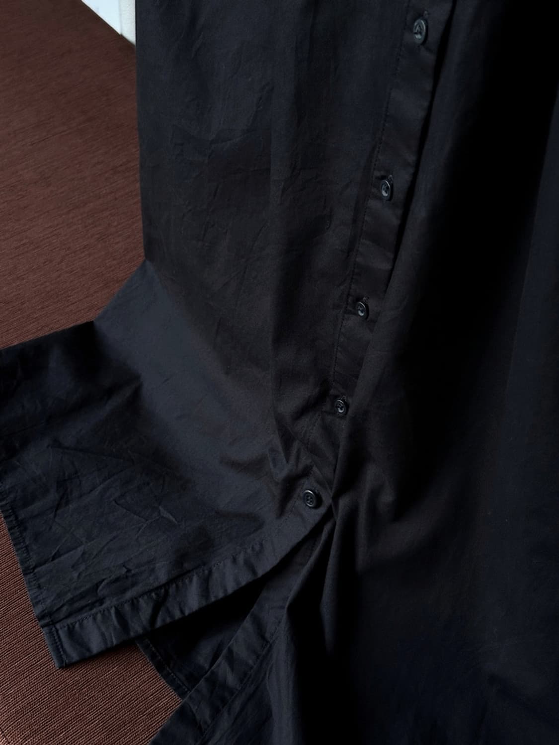 Stand collar light cotton wide onepiece 상품이미지4