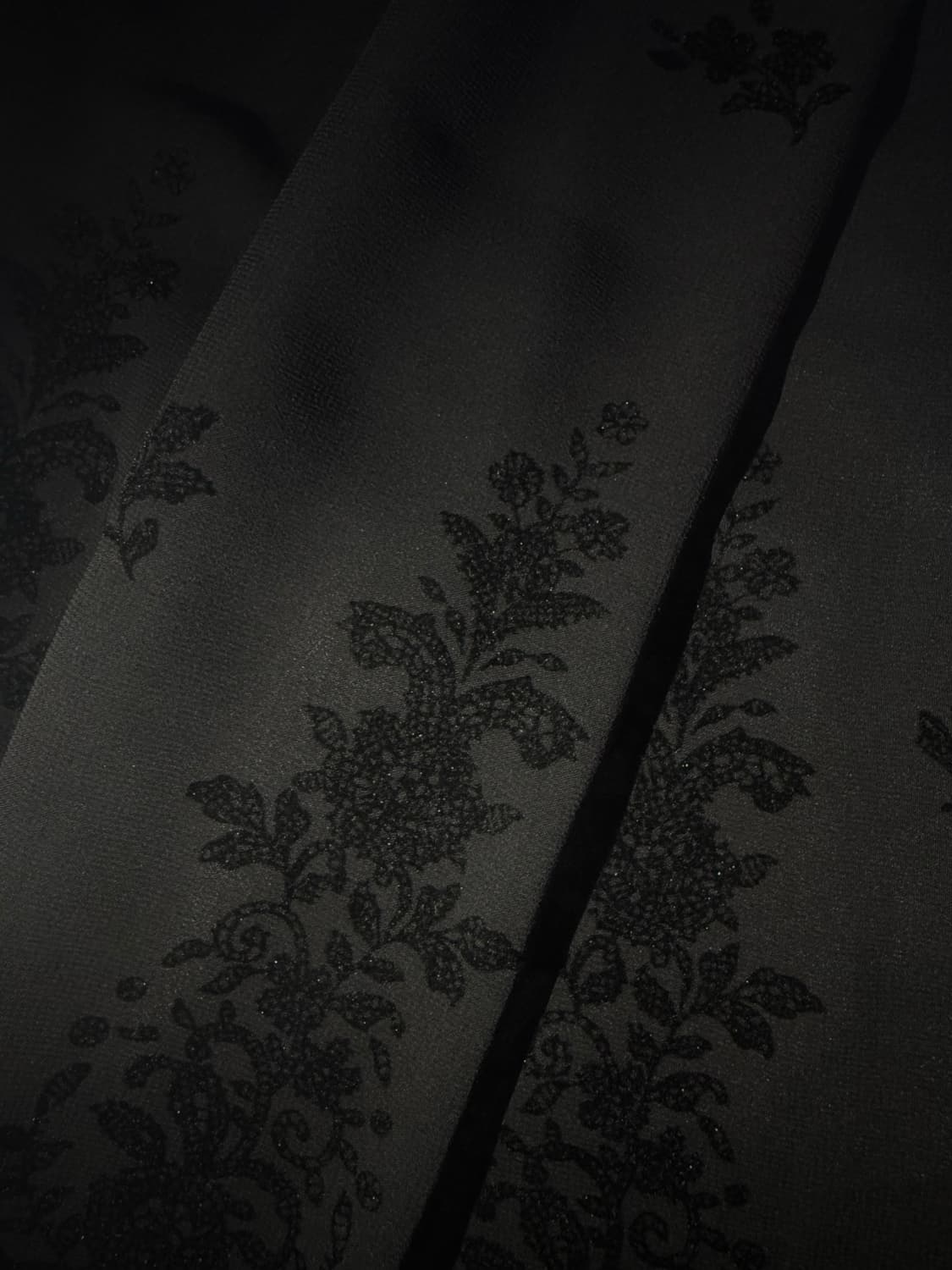 빈티지 플라워 자수 미디 스커트 상품이미지3