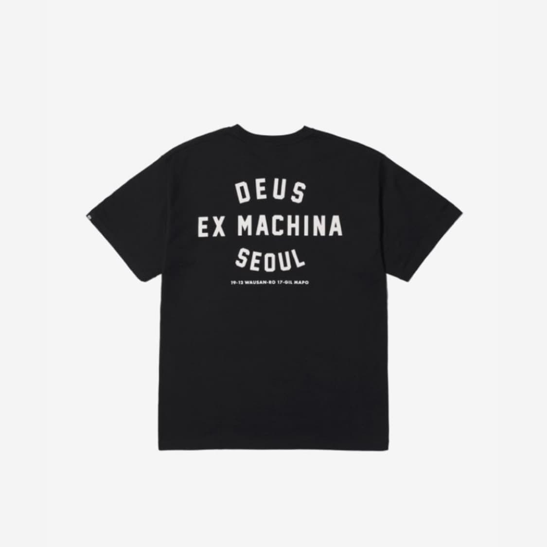 데우스 서울컬리지 크롭 반팔 상품이미지2