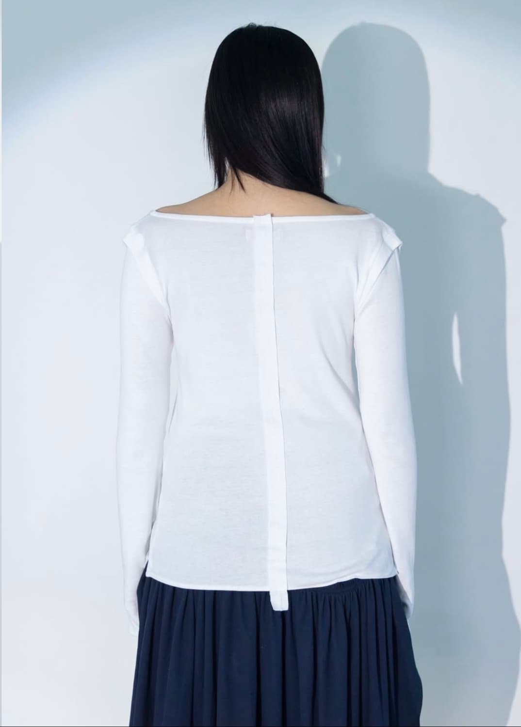 키야기 브이넥 롱슬리브 티셔츠 상품이미지2