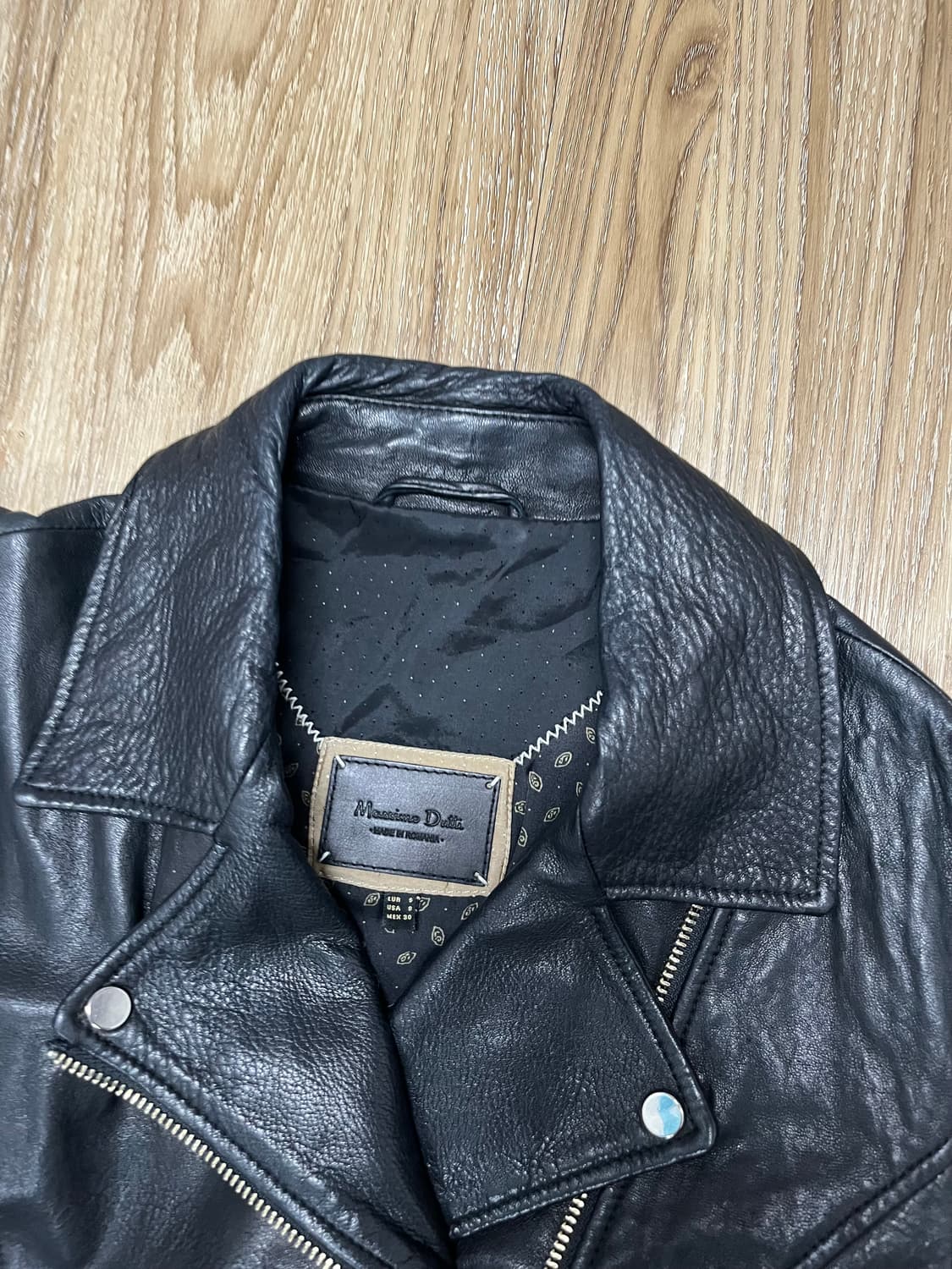 마시모두띠 양가죽 라이더 자켓  상품이미지2