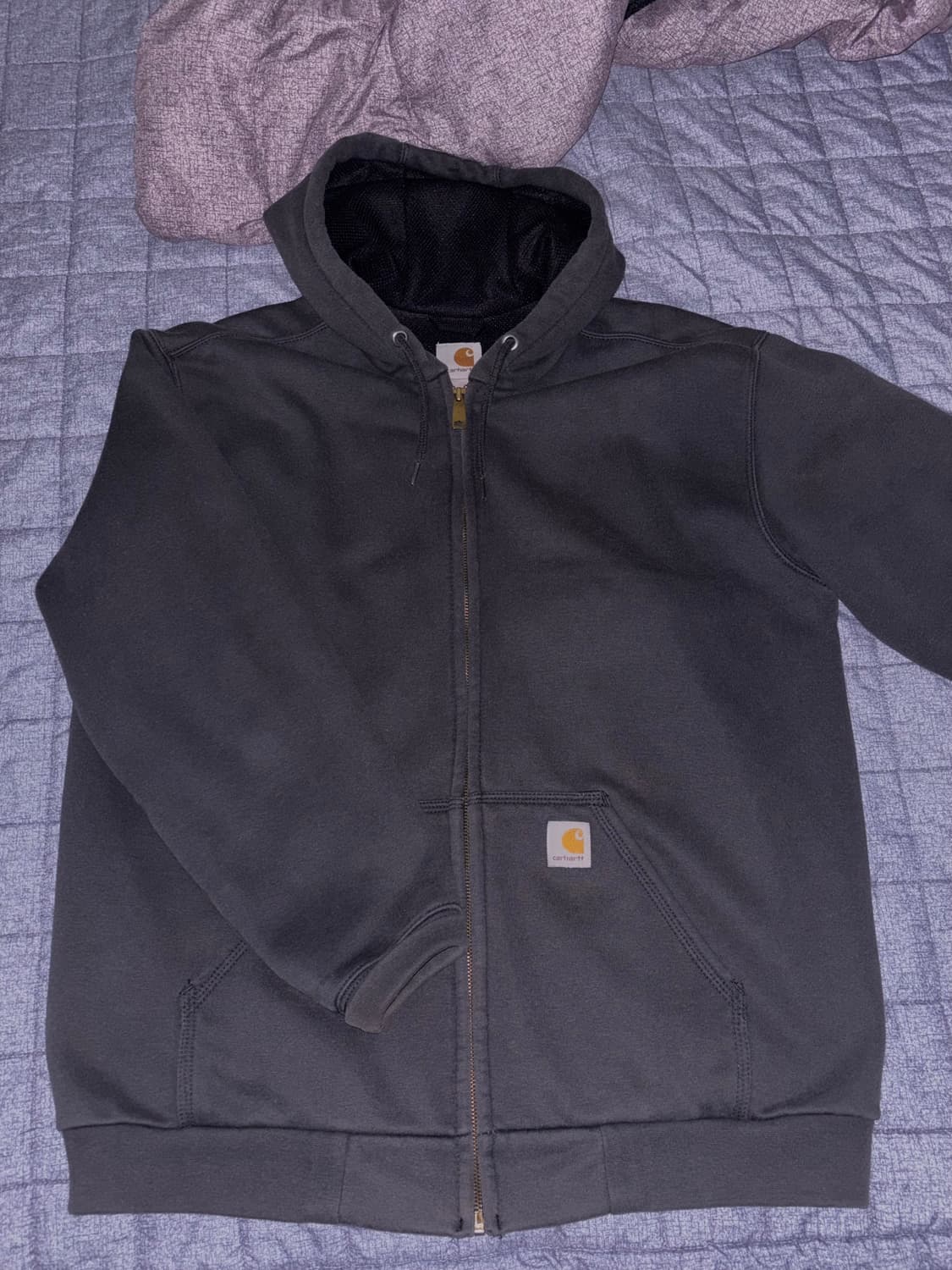 칼하트 써멀 후드집업 레인디펜더 차콜그레이 상품이미지1