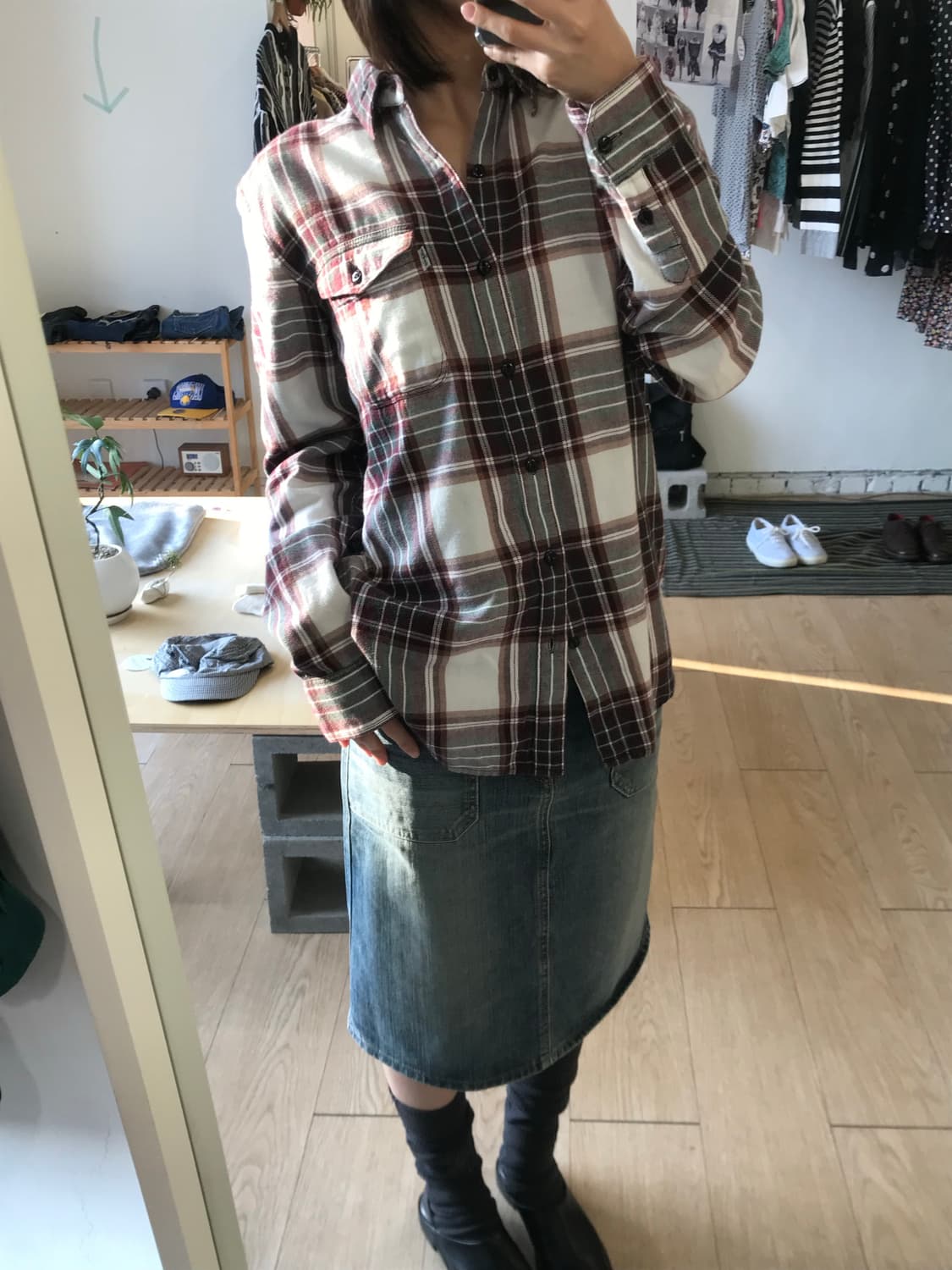 Levi's check shirt 상품이미지2