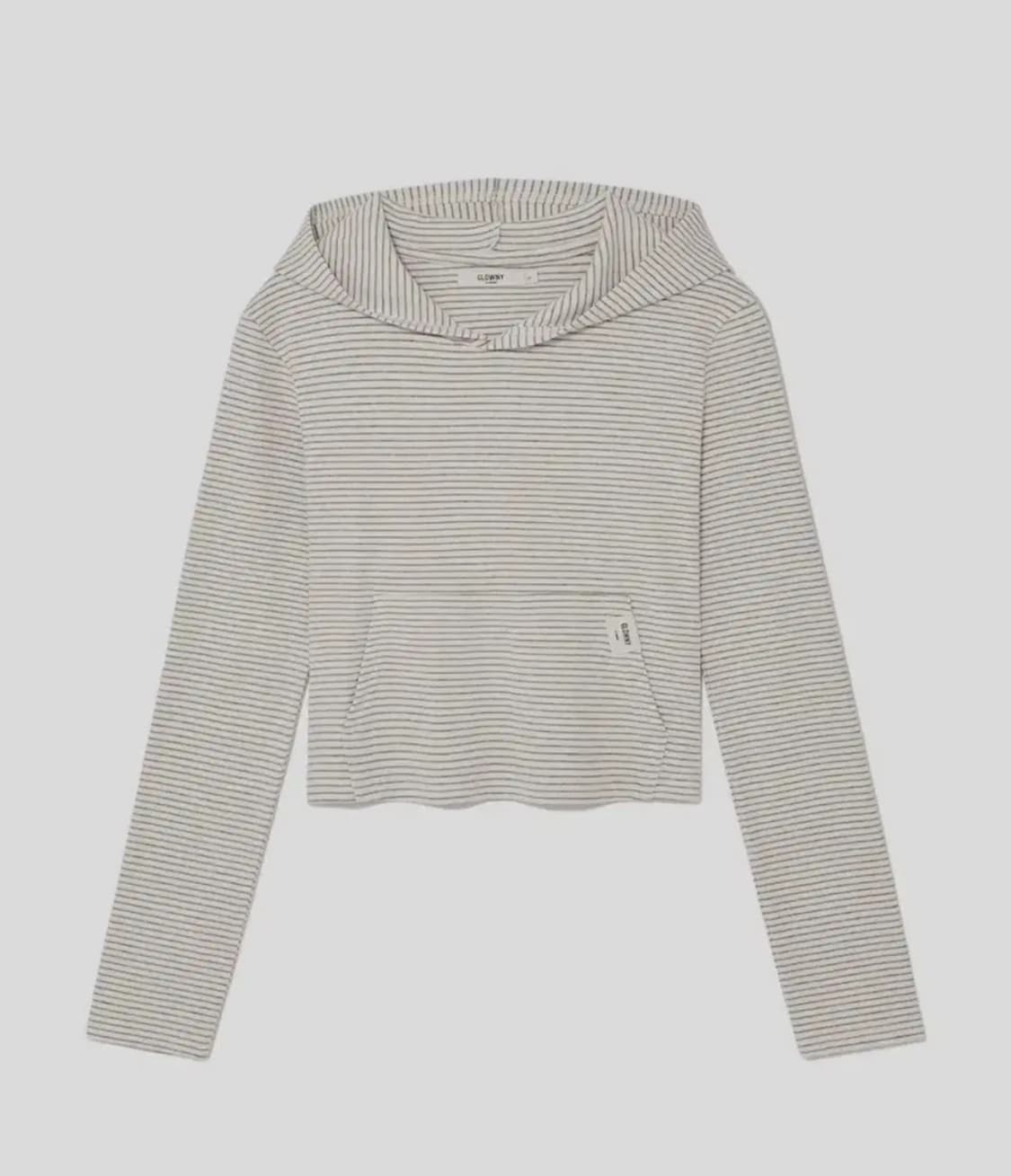 글로니 스트라이프 후드티 상품이미지1