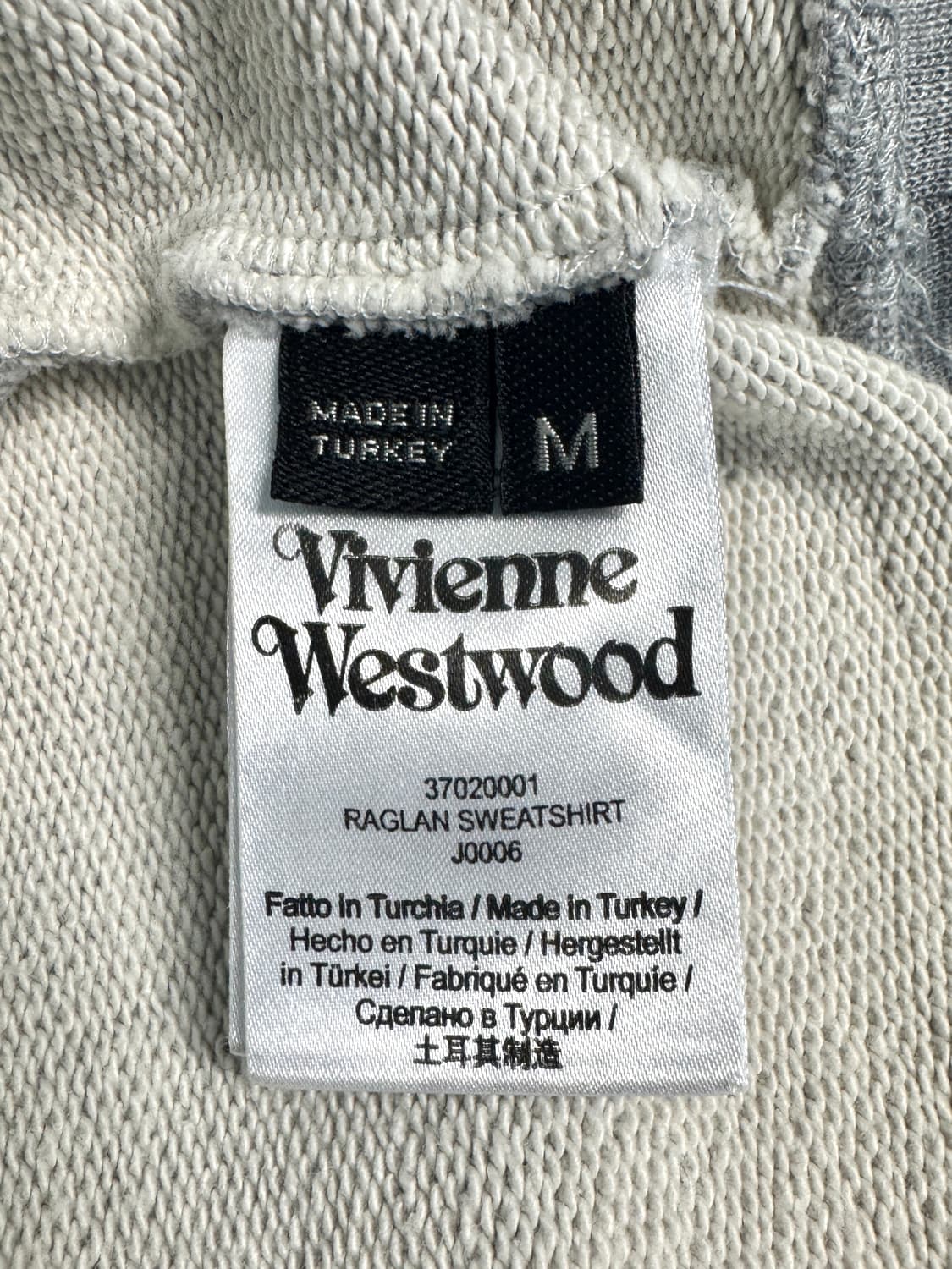 Vivienne Westwood 비비안웨스트우드 그레이 스웻셔츠 맨투맨  상품이미지5
