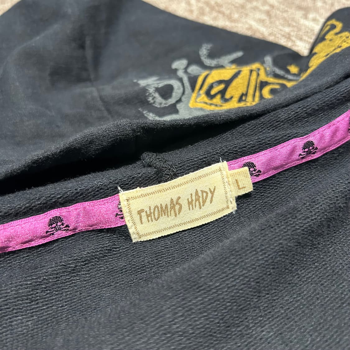 L) THOMAS HADY 락 펑크 후드 집업 2way 상품이미지7